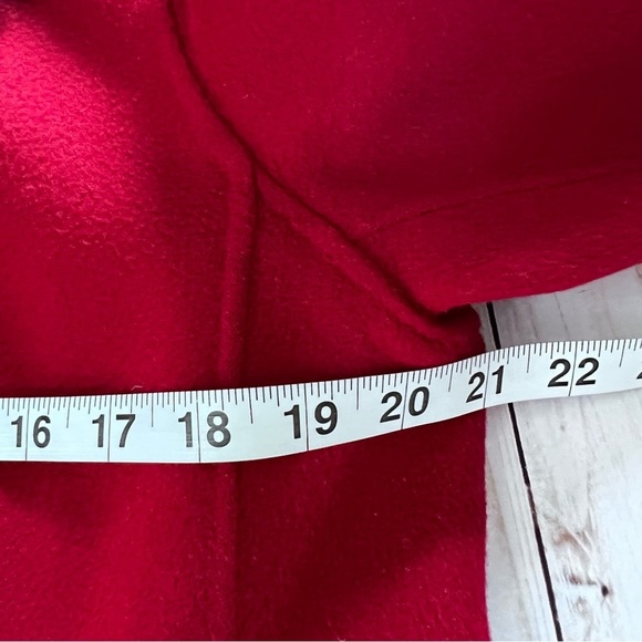 Talbots Red Wool Single Button Satin Lined Blazer size 16 - Picture 12 of 13